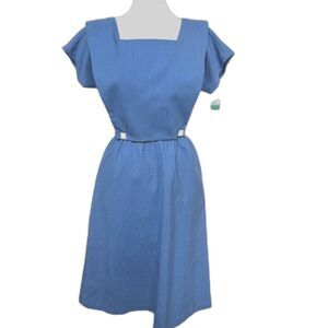 NWT Vintage 80s PK’s Closet Retro Blue Sailor Dress - Women 10